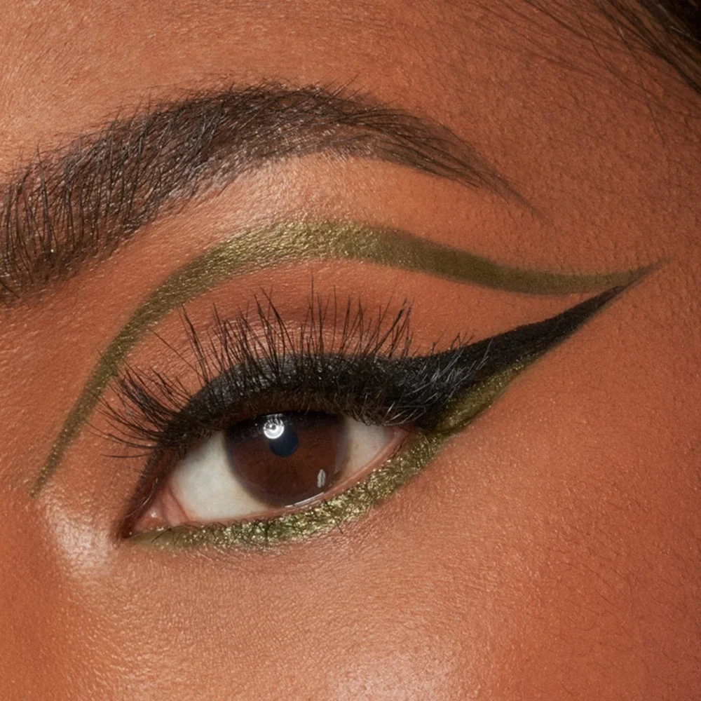 stila Stay All Day Dual-Ended Liquid Eye Liner Mojito/Intense Black, 4.5 mL.